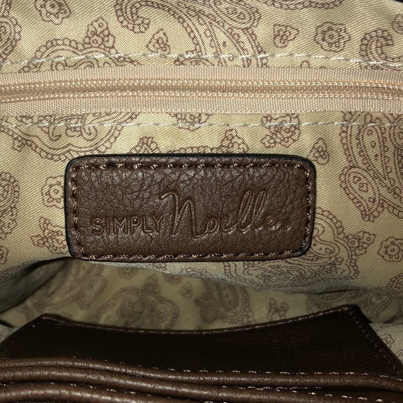 Simply noelle crossbody bag black whit gold tone - Picture 7 of 8